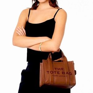 MARC JACOBS LEATHER MINI TOTE BAG